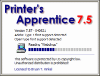 PA 7.5 - Splash screen