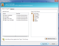 PA 8.0 - Copy font to a group