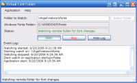 Virtual Font Folder screen shot